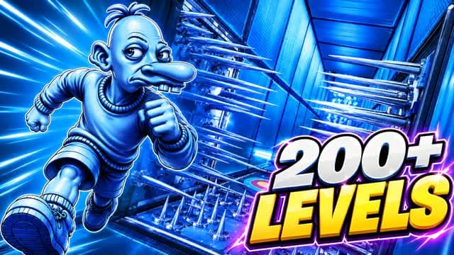 PARKOUR HARD 200 LEVELS  تعبان — Fortnite Creative map cover art