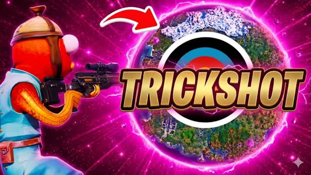 SUPER CRAZY TRICKSHOT — Fortnite Creative map cover art