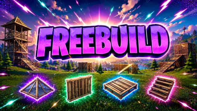 Freebuild or 1v1v1 FFA — Fortnite Creative map