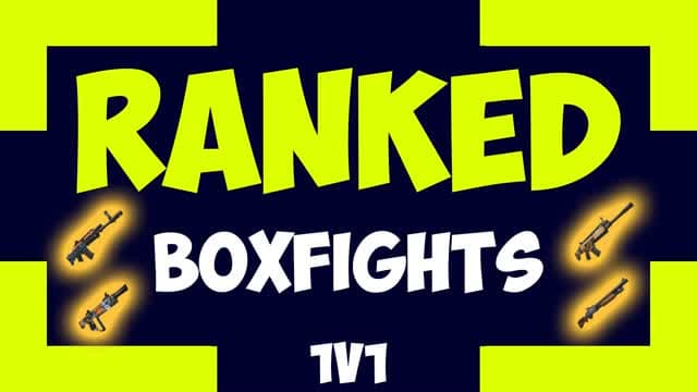 RANKED BOX FIGHTS 1V1 — Fortnite Creative map