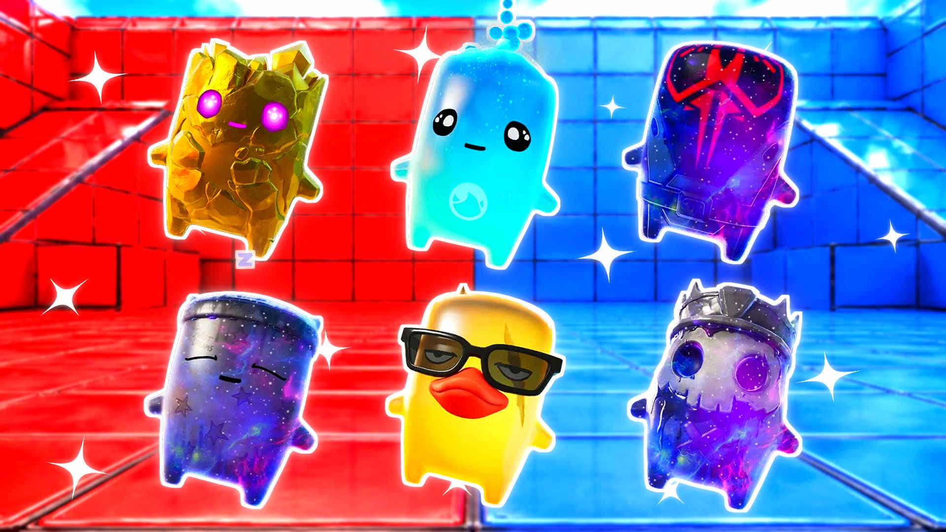 RED VS BLUE DAUNTLESS SPIRIT 🔴🔵 — Fortnite Creative map