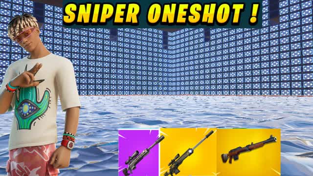 Super sniper one shot — Fortnite Creative map cover art