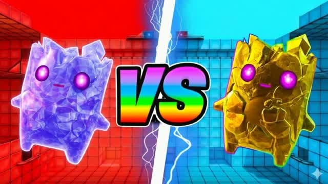 red vs blue 473674 — Fortnite Creative map cover art