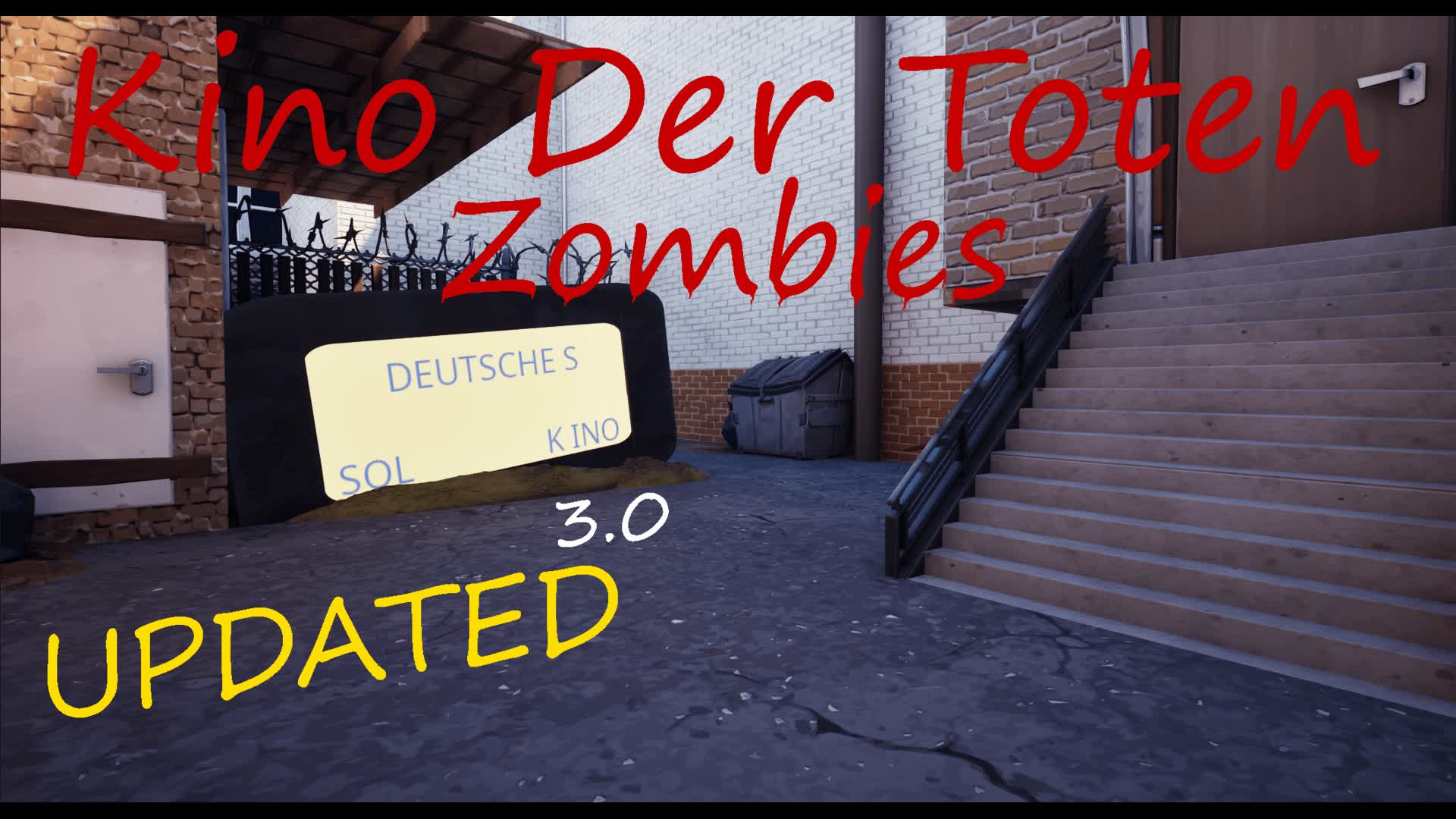 Kino Der Toten Zombies — Fortnite Creative map