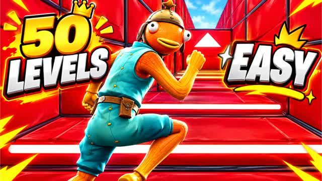 50+ ELITE DEATHRUN PARKOUR — Fortnite Creative map