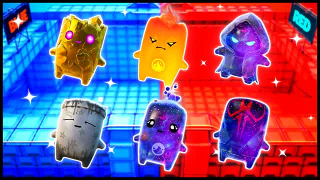 RED VS BLUE QUIET FORCE 🔴🔵 — Fortnite Creative map