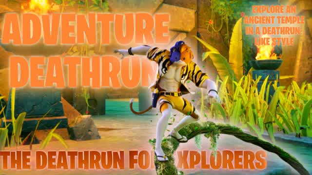 Adventure Deathrun — Fortnite Creative map cover art