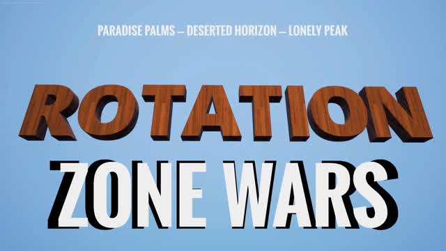 Rotation Zone Wars — Fortnite Creative map cover art