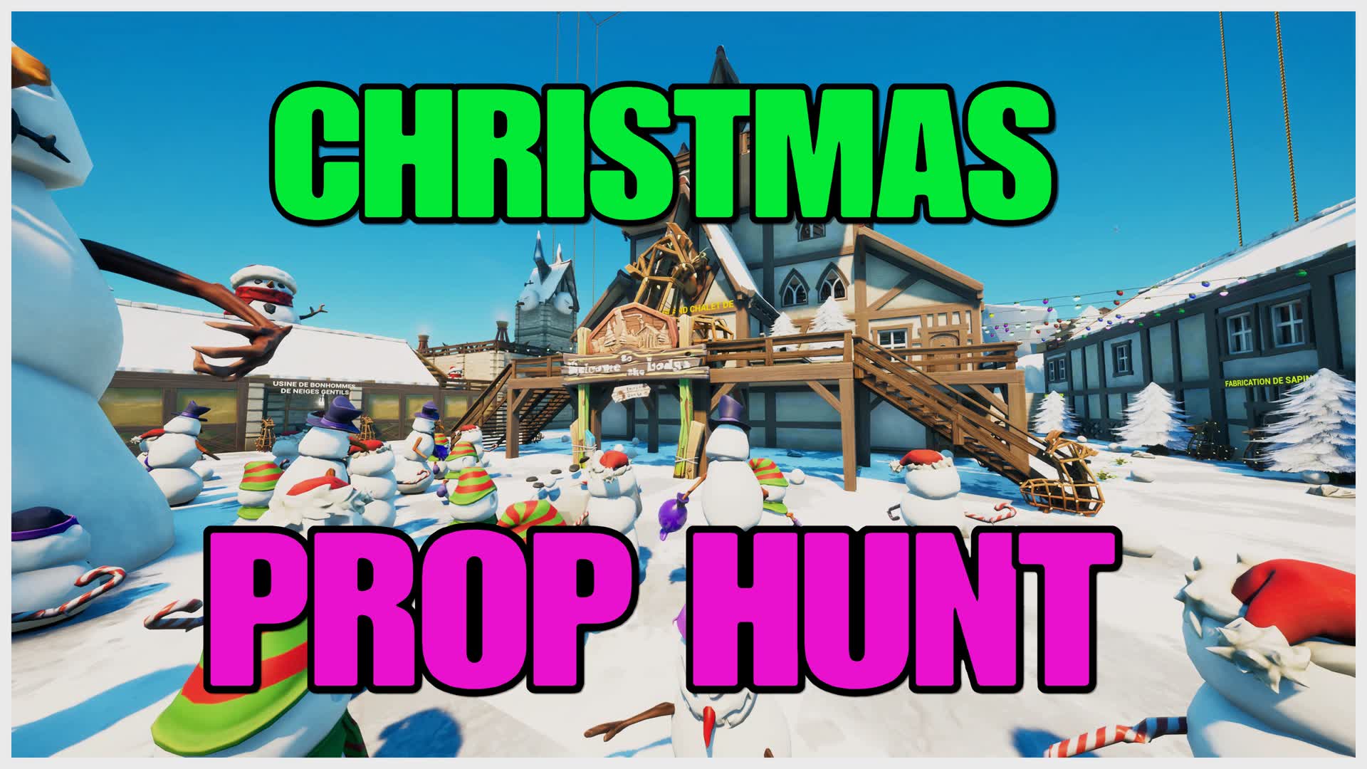 PROP HUNT🎅🏻CHRISTMAS🎄 — Fortnite Creative map