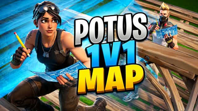 Potus 1v1 Map (200 Pumps) — Fortnite Creative map