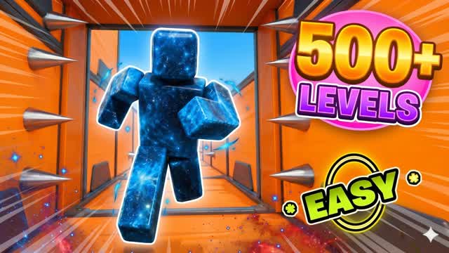 FUN DEATHRUN PARKOUR 500+ — Fortnite Creative map