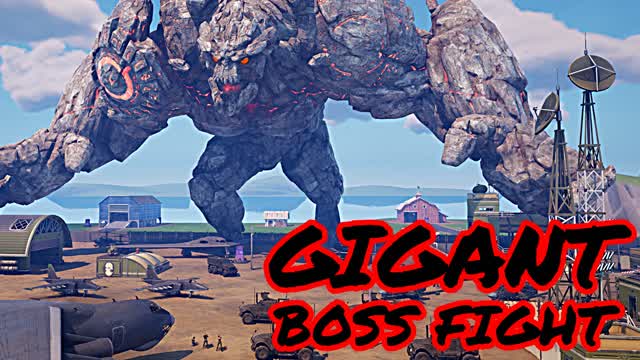 GIGANT BOSS FIGHT — Fortnite Creative map cover art