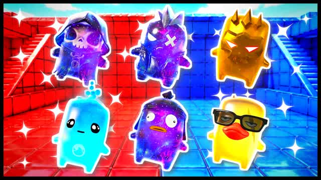 BLUE VS RED RAPID LIGHT 🔵🔴 — Fortnite Creative map cover art