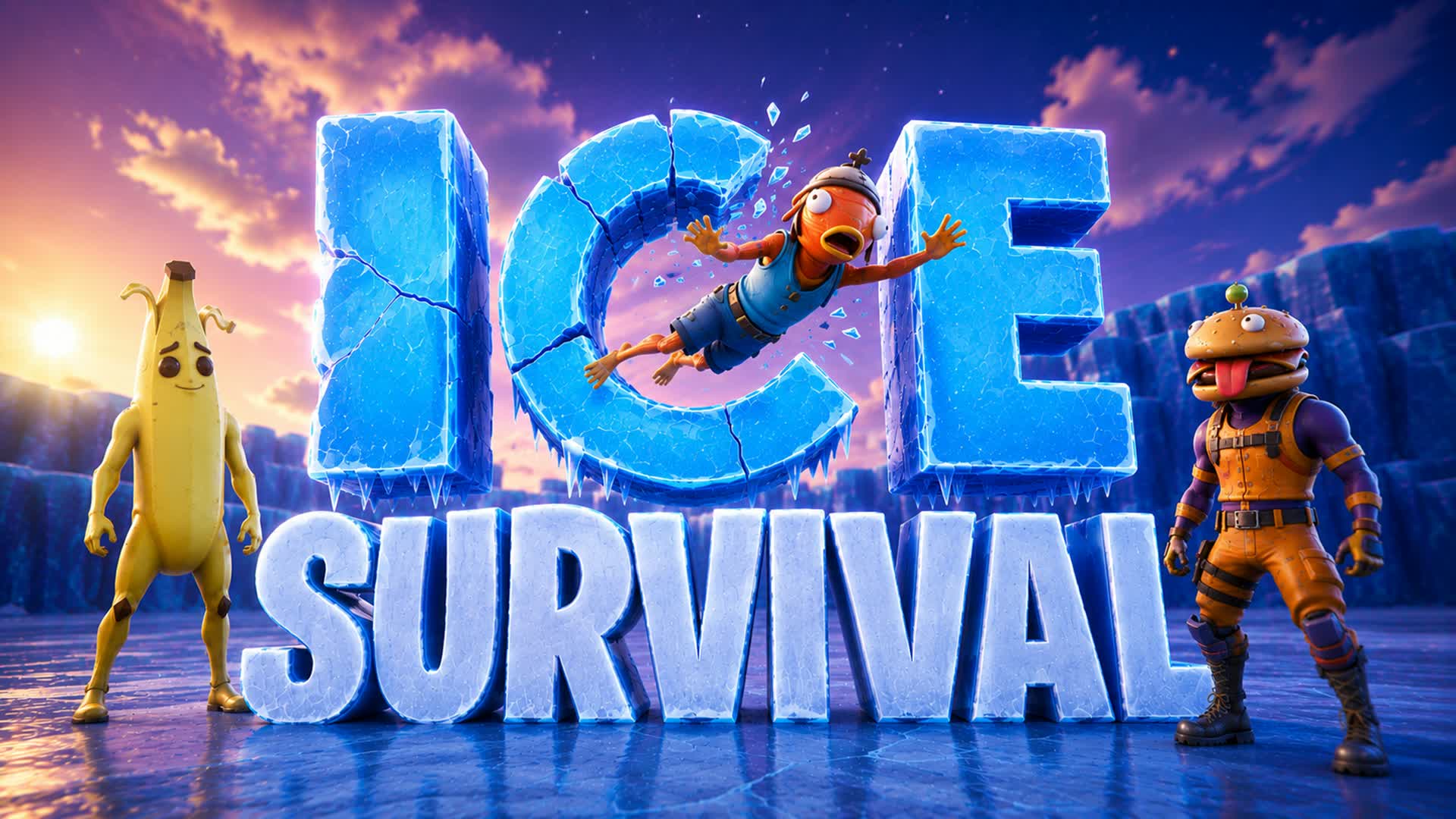 🧊 Ice Survival 🧊 — Fortnite Creative map