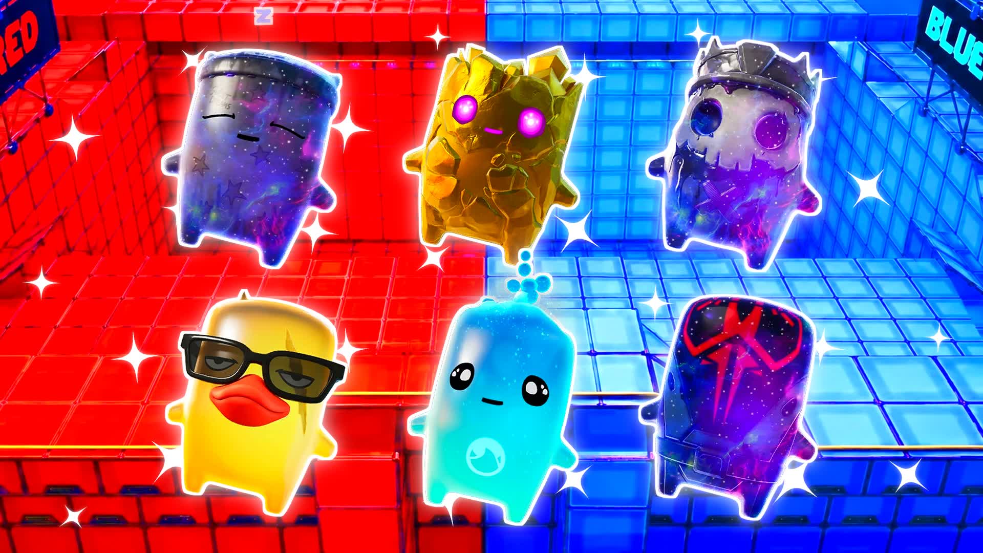 RED VS BLUE STABLE EDGE 🔴🔵 — Fortnite Creative map