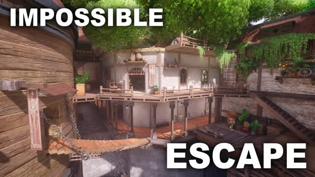 Impossible Escape — Fortnite Creative map cover art