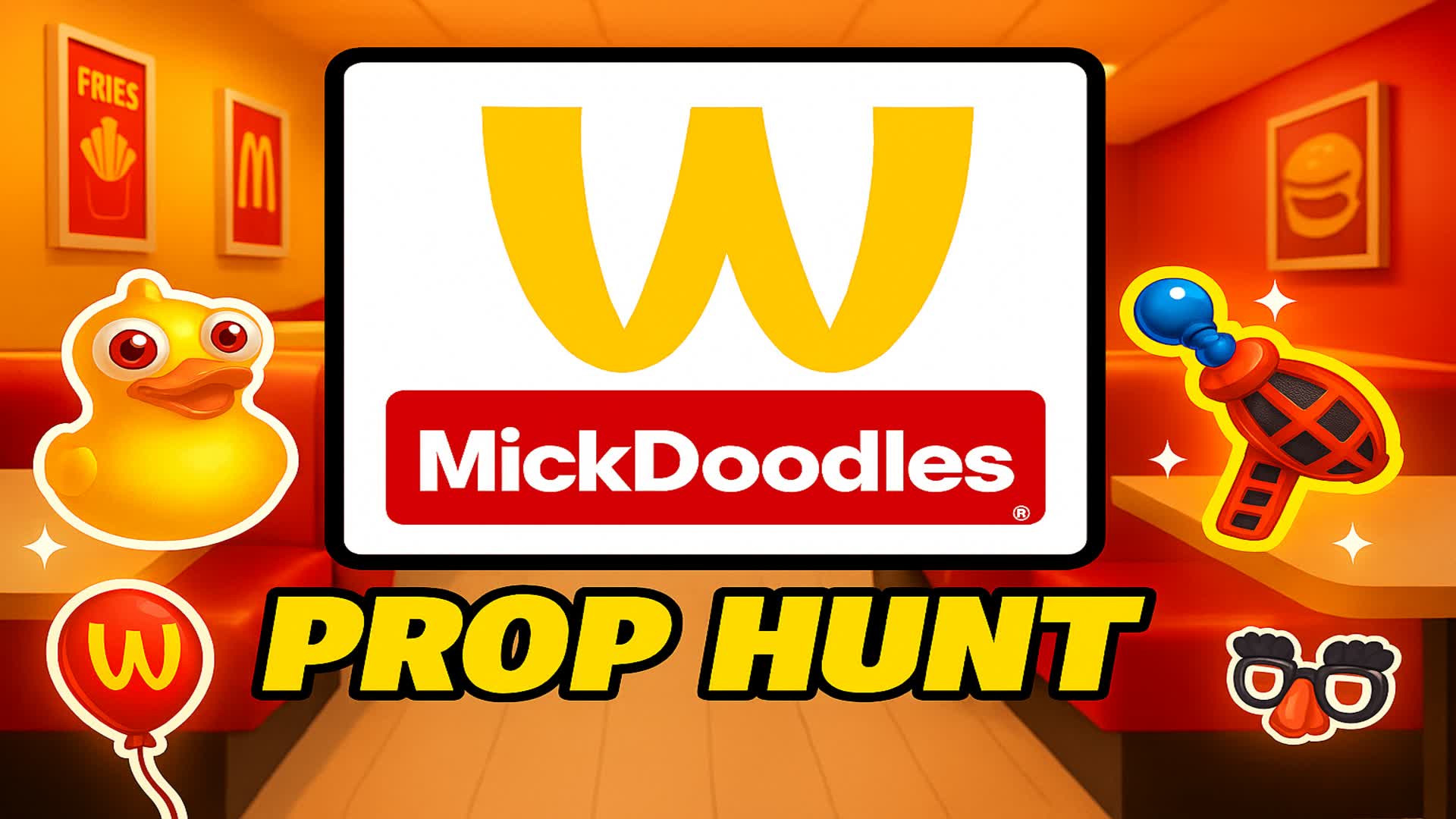 MickDoodles PROP HUNT 🍔 — Fortnite Creative map