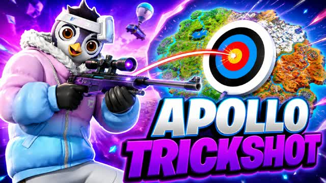 🎯APOLLO TRICKSHOT PARKOUR 125 LEVEL — Fortnite Creative map