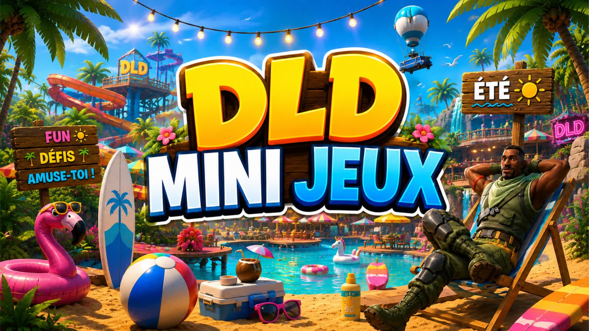 DLD - Mini Jeux — Fortnite Creative map