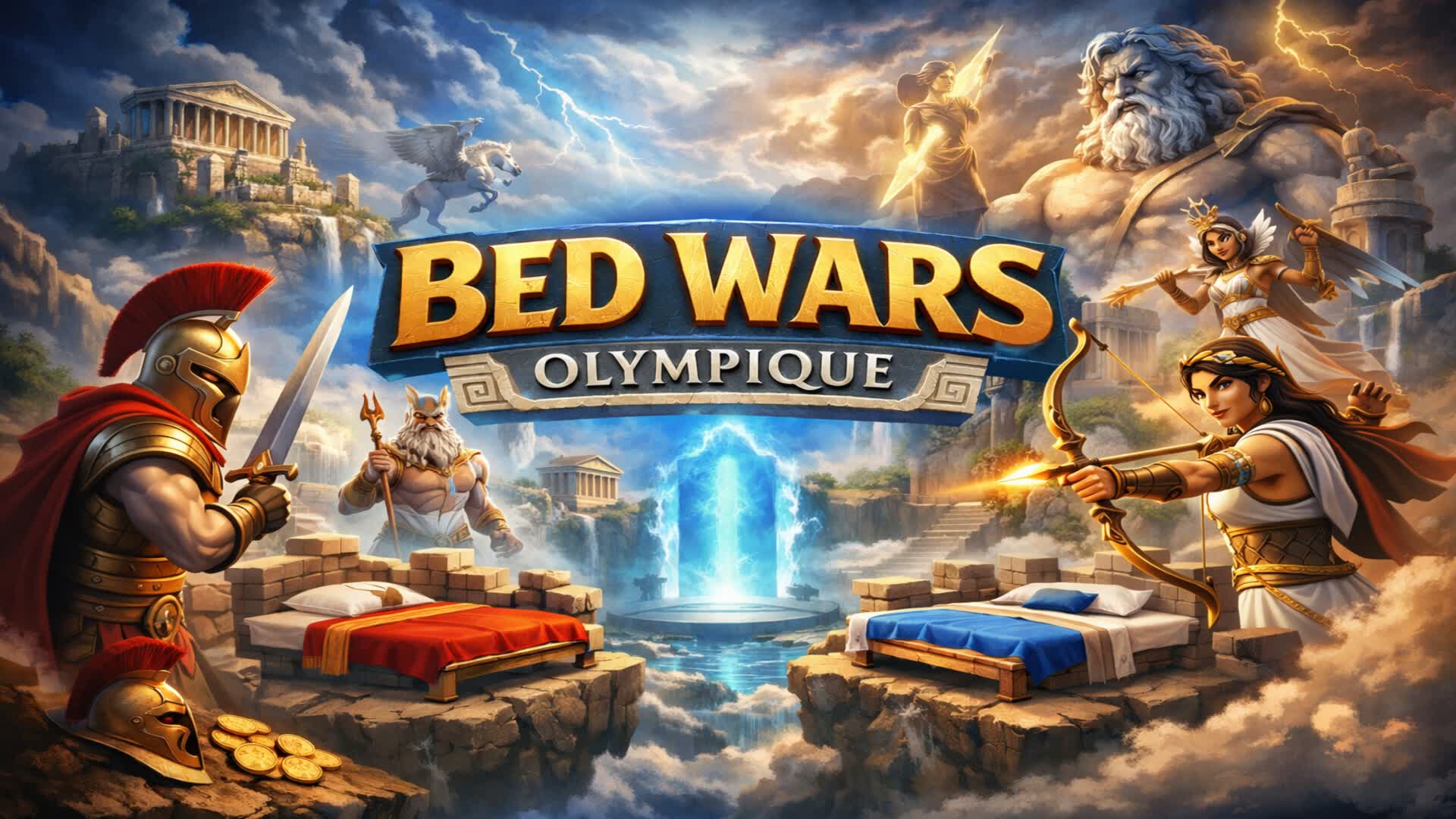 OLYMPIQUE BED WARS — Fortnite Creative map