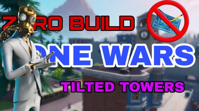 Zone Wars - No Build TILTED — Fortnite Creative map cover art