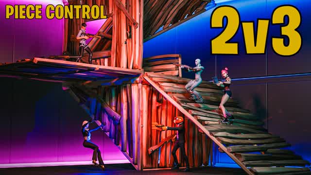 PIECE CONTROL 2v3 [3v2] — Fortnite Creative map cover art