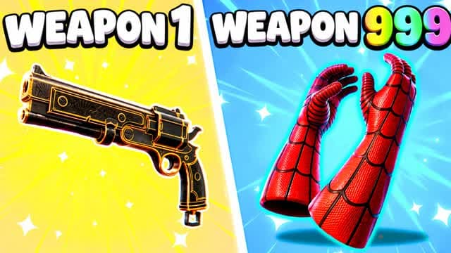 GUN GAME BEBE NAYO VS BEBE GALERE — Fortnite Creative map