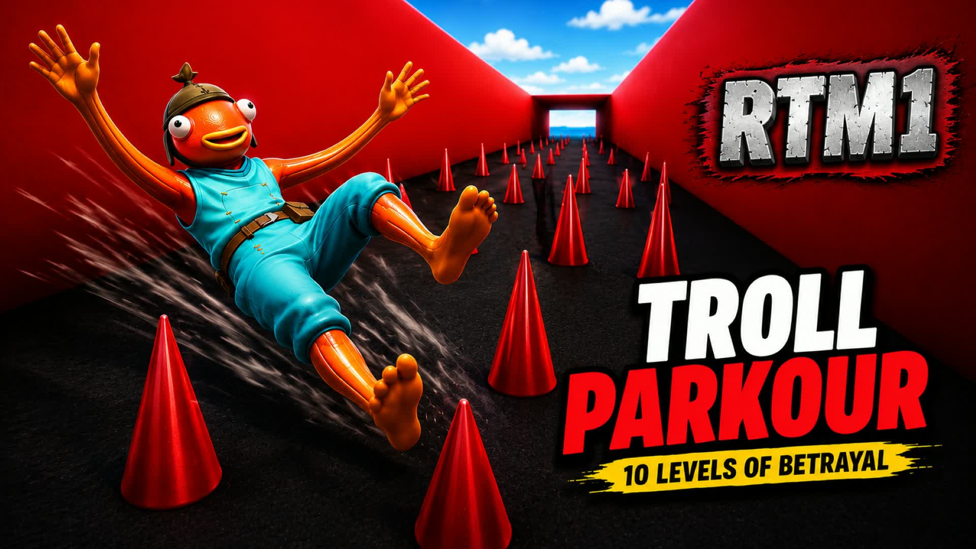 trool parkour — Fortnite Creative map