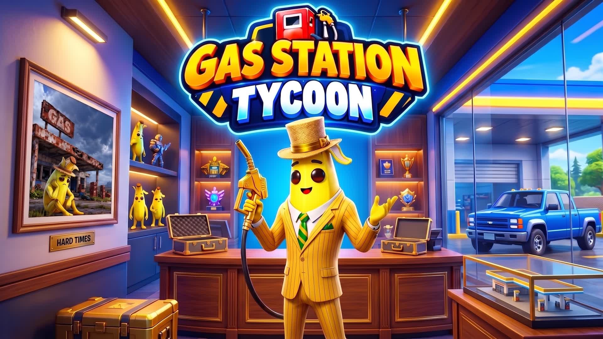 GAS STATION TYCOON [NEW] — Fortnite Creative map