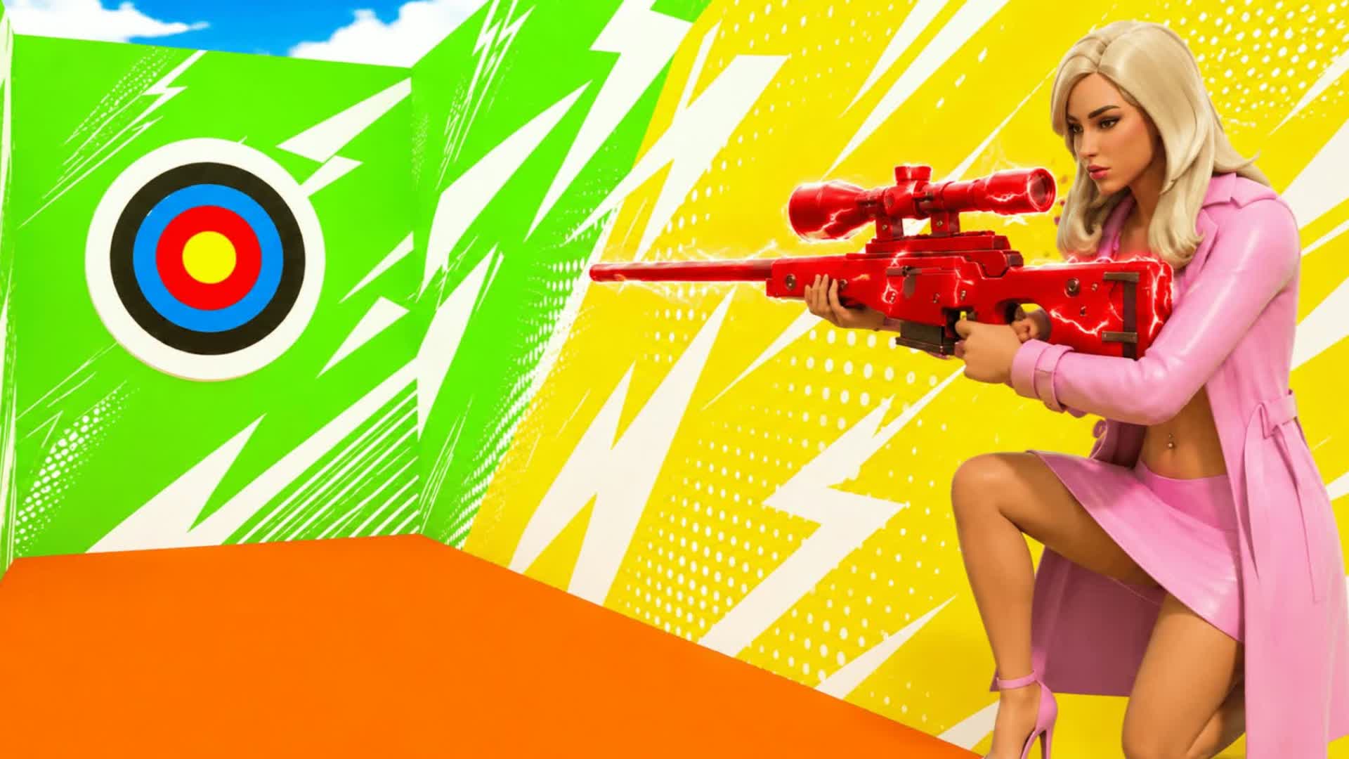 🧮 NUMBER CODE TRICKSHOT PARKOUR 🔢 — Fortnite Creative map