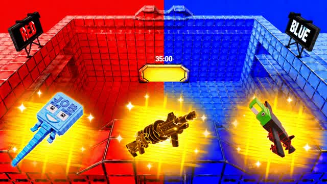 SUPER CRAZY RED VS BLUE 🔴🔵 — Fortnite Creative map