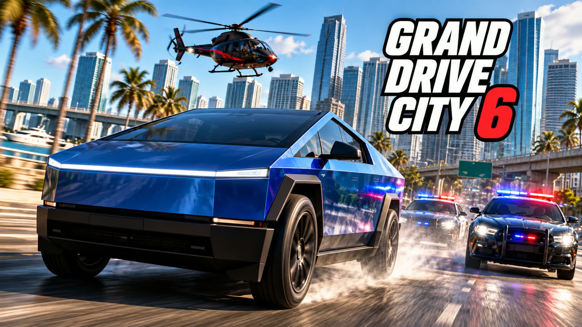 CITY DRIVE CHAOS 🚗💥 — Fortnite Creative map