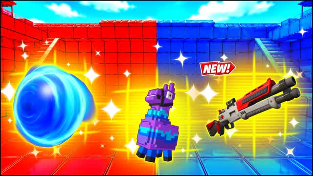 RED VS BLUE BREAK EVEN 🔴🔵 — Fortnite Creative map