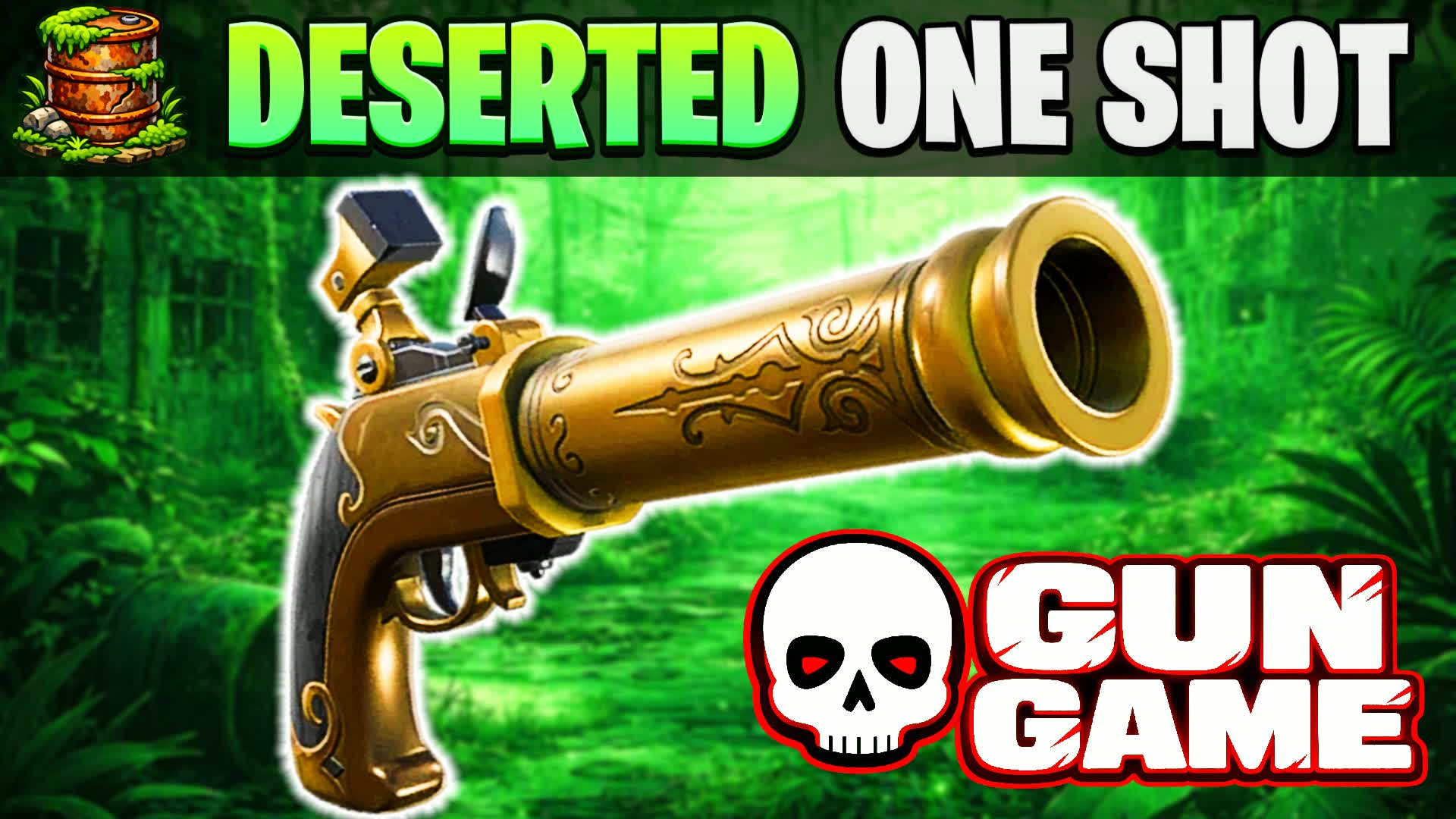DESERTED ONE SHOT GUN GAME — Fortnite Creative map