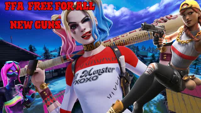 FFA FREE FOR ALL — Fortnite Creative map cover art