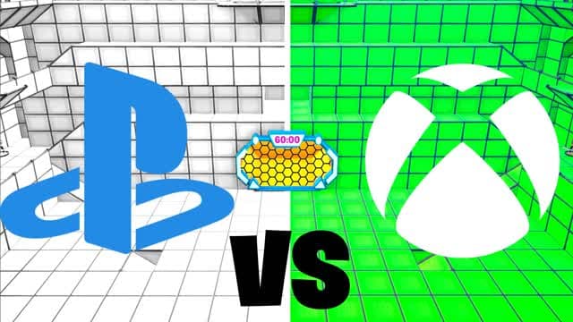 MYTHIC XBOX VS PLAYSTATION — Fortnite Creative map cover art