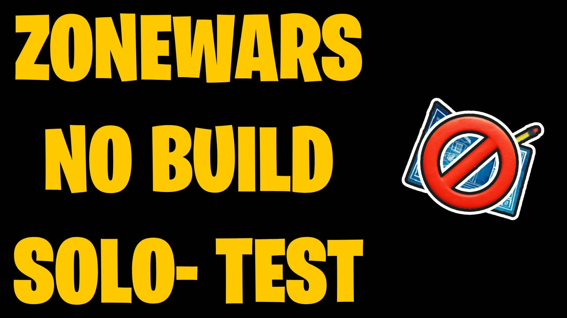 SOLO CUP ZONE WARS [NO BUILD]🚫✏️ — Fortnite Creative map