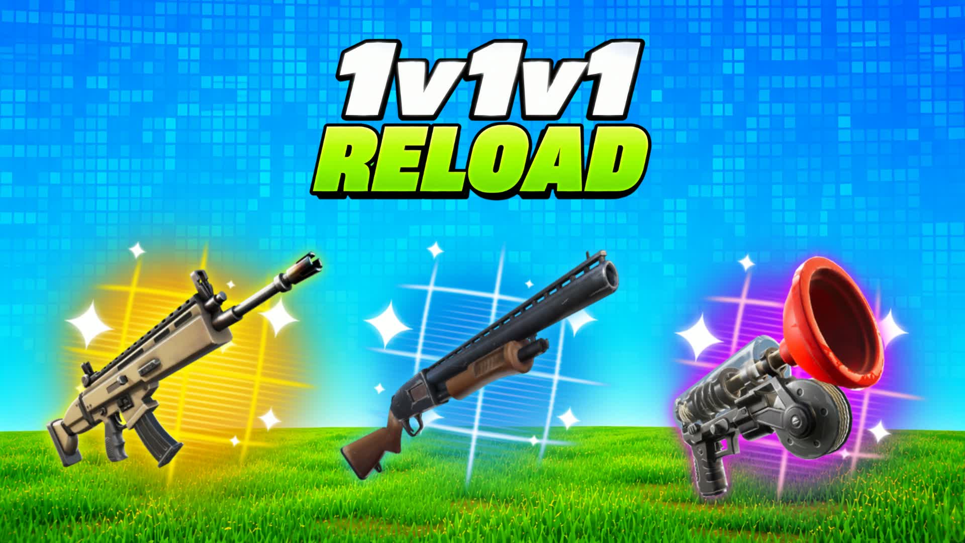 1v1v1 Reload Free For All — Fortnite Creative map