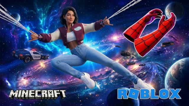 SPIDERS SHOCKY BLOCKY RED VS BLUE RVB 🚗 — Fortnite Creative map cover art