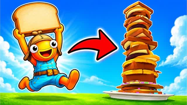 BUILD A GIANT SANDWICH — Fortnite Creative map