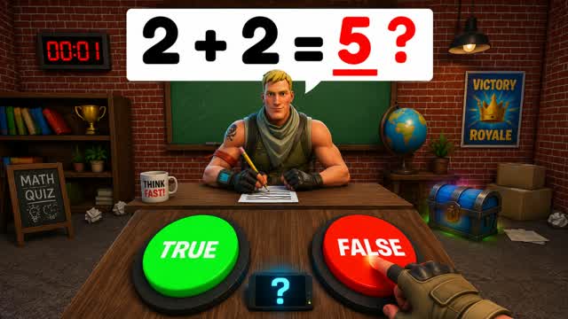 🧮 MATH MURDER — Fortnite Creative map