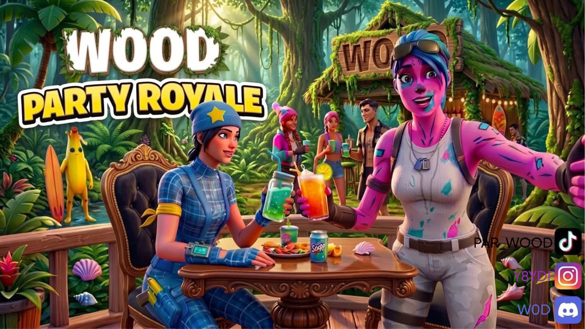 WOOD PARTY ROYALE 🌲🪓 — Fortnite Creative map