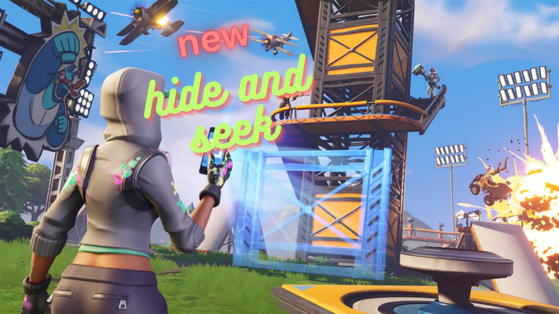 hide and seek new — Fortnite Creative map