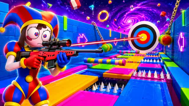 ⭐️ CLOWN UNC TRICKSHOT PARKOUR 🎯 — Fortnite Creative map
