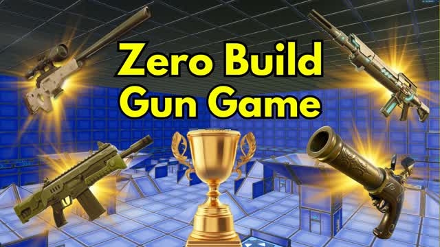 Zero Build Gun Game — Fortnite Creative map cover art