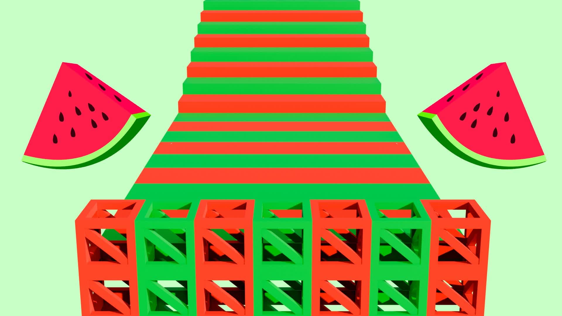 WATERMELON OBBY🍉 — Fortnite Creative map