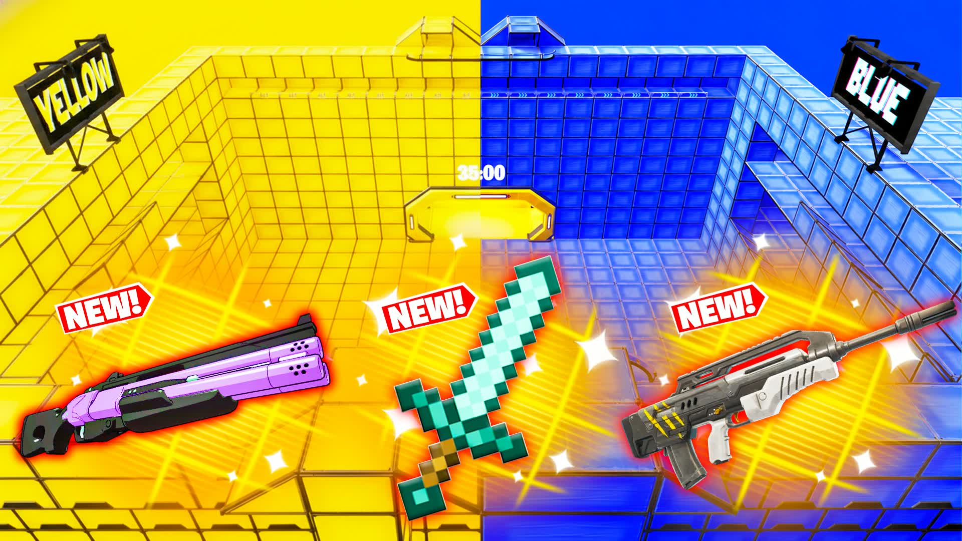 ULTRA YELLOW VS BLUE🌕🔵 — Fortnite Creative map
