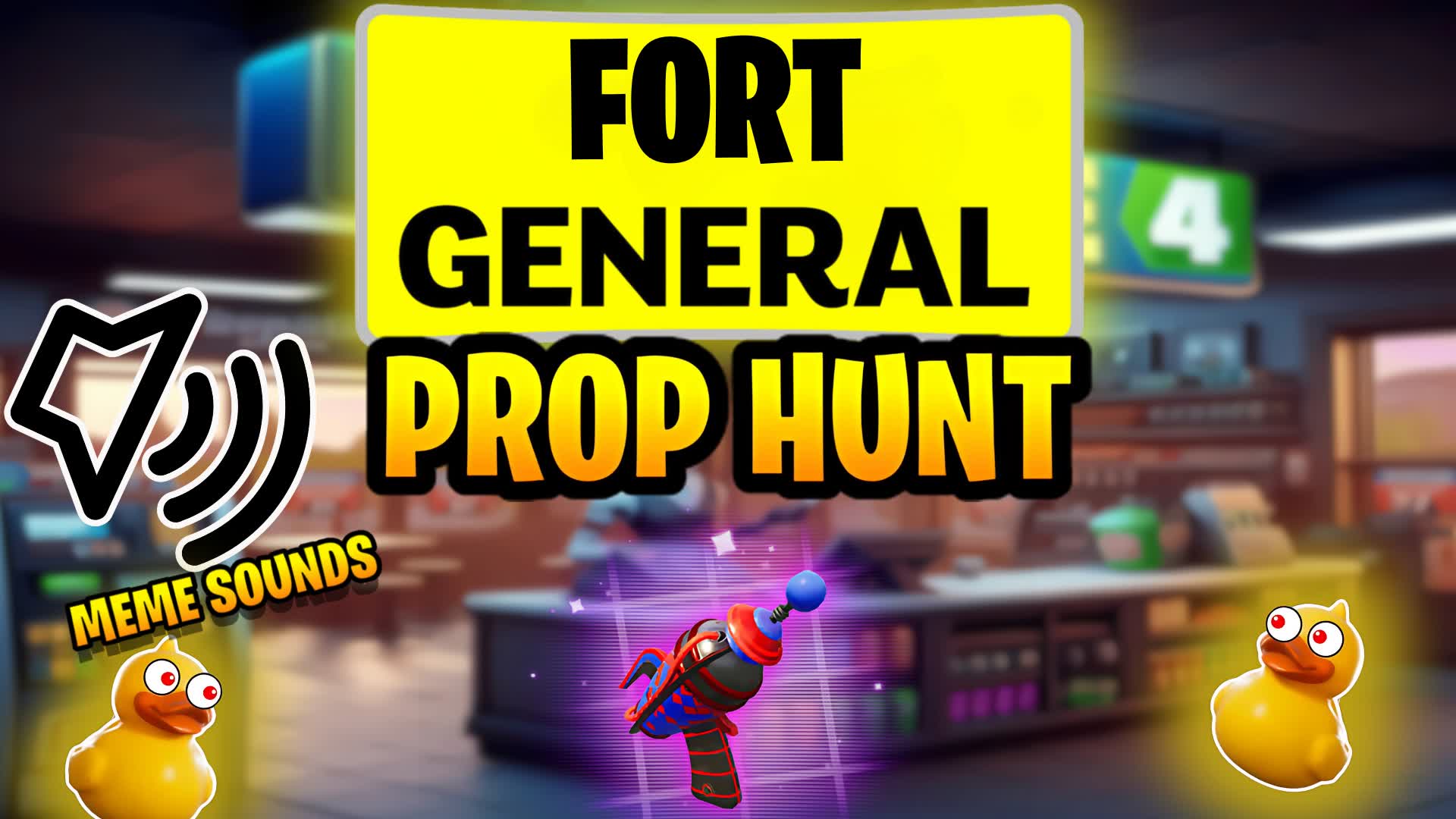 FORT GENERAL PROP HUNT 🛒 — Fortnite Creative map