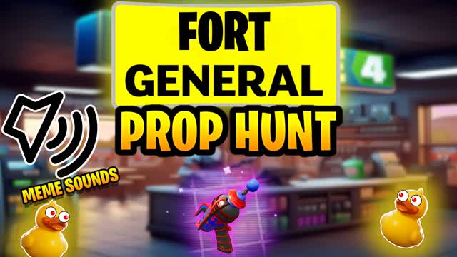 FORT GENERAL PROP HUNT 🛒 — Fortnite Creative map