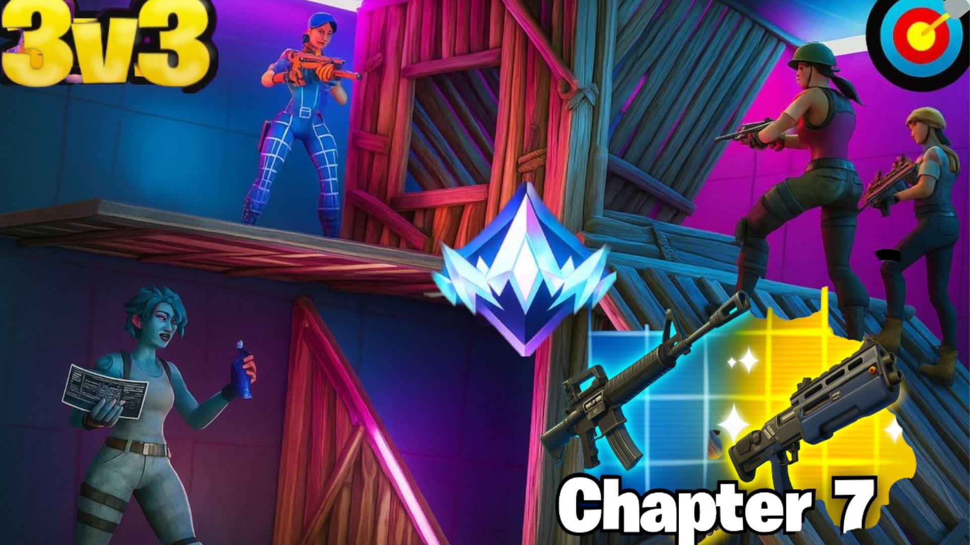 Piece control 3vs3 — Fortnite Creative map